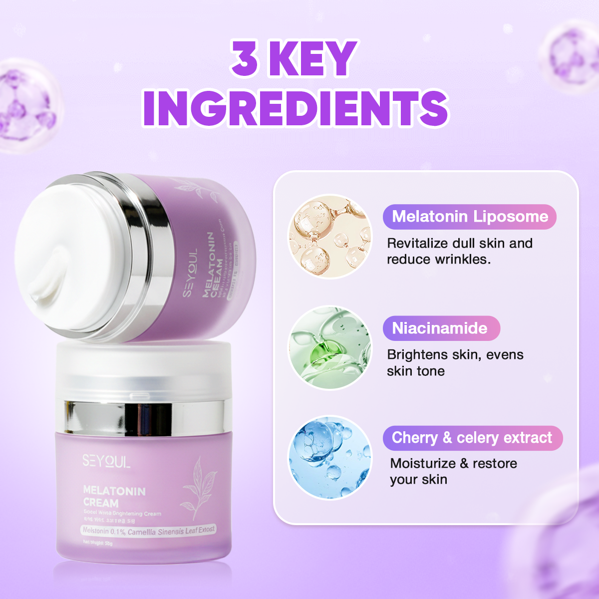 Combo 2 Melatonin Cream SEYOUL