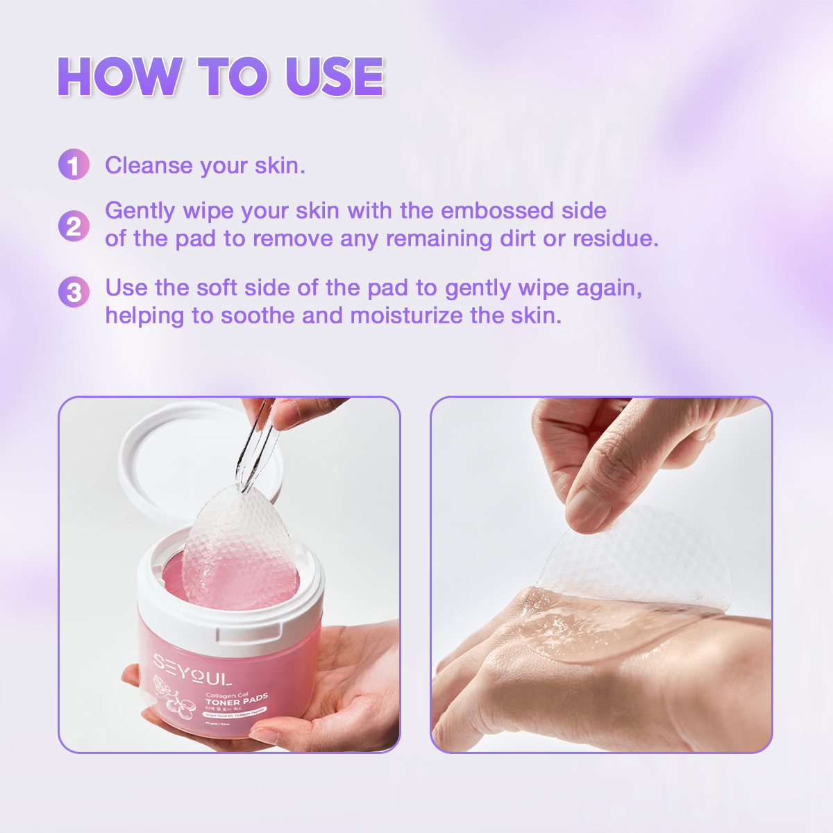 Collagen Gel - Toner Pads