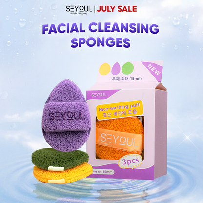Facial Cleansing Sponge Set