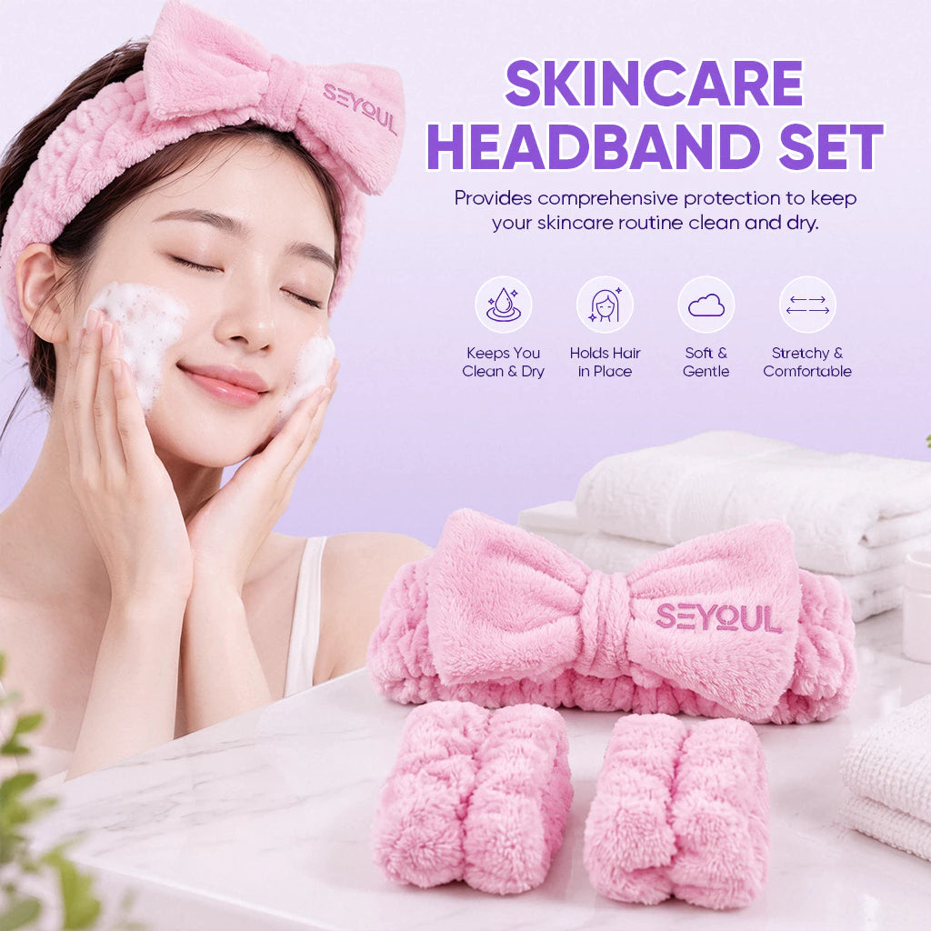 SEYOUL Skincare Headband Set (3PCS)