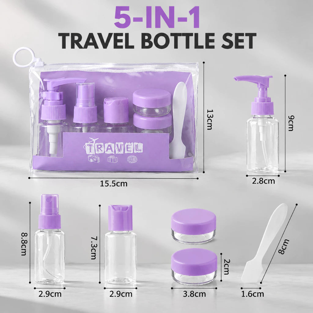 Travel Bottles Set (6Piece)