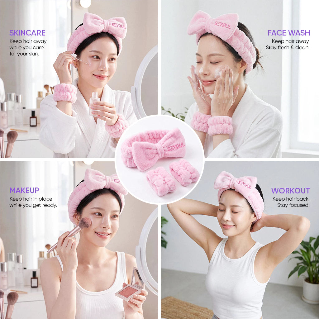 SEYOUL Skincare Headband Set (3PCS)